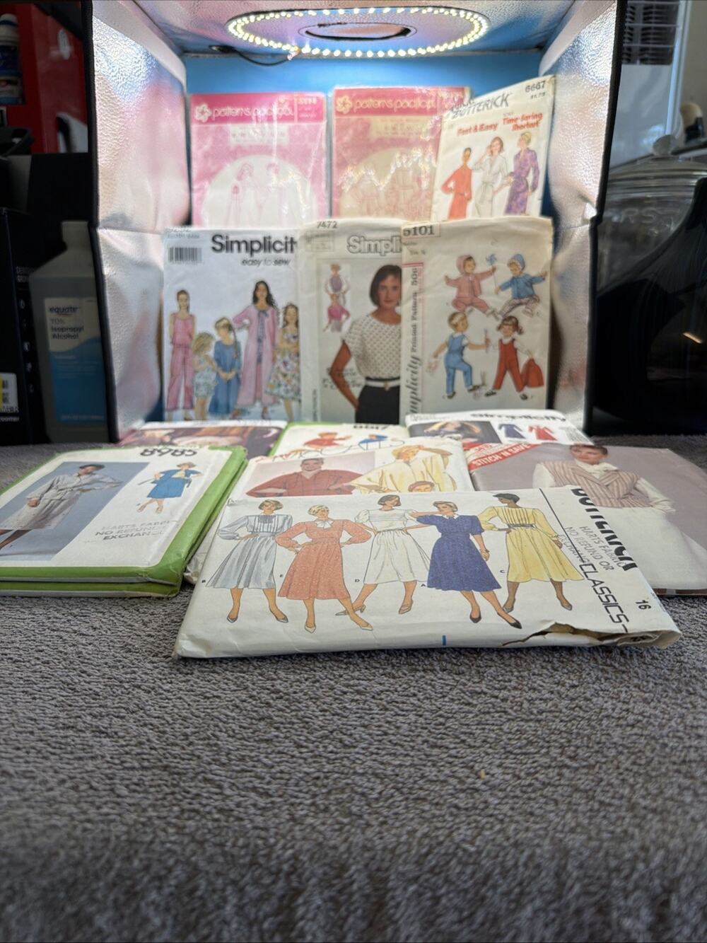 14 Vintage 1960'S /70/80s Sewing Patterns Dresses Blouses Kids Patterns & More